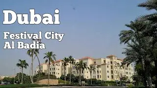 Driving Tour Through Dubai Festival City Al Badia |4K