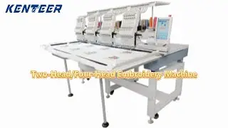 Kenteer Two-Head/Four-Head Embroidery Machine #EmbroideryMachine #Embroidery #kenteer