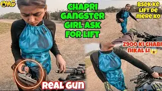 Gun😱 दिखाकर लड़की ने Z900 रोकी🤬 - Lift💔 ke bahane ladki nai luut liya😭 || Police complaint krdi🥺