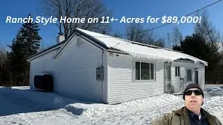 DIY/Investor Opportunity-Ranch Home and 11 +- acres for $89,000-SOLD