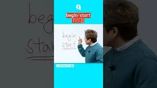 begin/start 시작하다 의미의 두 단어 차이점