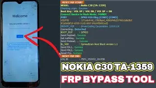 Обход FRP для всех моделей Nokia C30 (TA-1359 TA-1360) 2025 г. Инструмент для разблокировки стира...