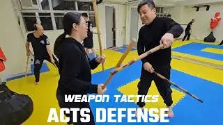 ACTS DEFENSE 038 - Weapons Tactics Training -  Kwuntong  Gym - STICK TRAINING