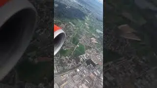 Landing to Milan airport italy #shorts 🇮🇹