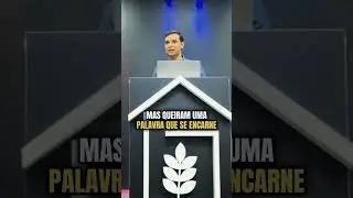 A Palavra Encarnada #verbodavida #evangelho #prega&ccedil;&atilde;o #palavradedeus #vidacomdeus #igrejaevangelica
