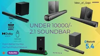 &ldquo;Top 5 Best Soundbars & 2.1Ch Under ₹10,000 🔥 | Worth Buying ah? | தமிழில் 