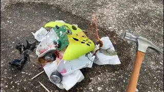 Microsoft Xbox Series X Controller destruction