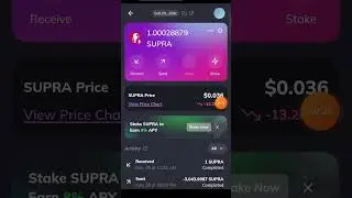 Supra tokens vesting tokens claim in telugu. #latestairdrops #crypto