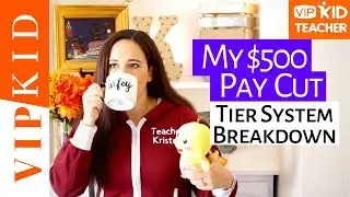 MY $500 PAYCUT (the new VIPKID tier pay system breakdown)