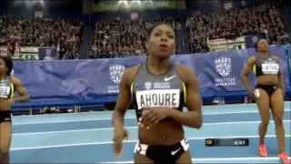 Murielle Ahoure   6 99 ACR   60m Indoor Final   Birmingham   16 Feb 2013