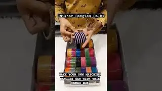 #shortvideo  Learn Make your own matching bangles set!!