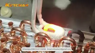 Induction Brazing of Evaporator U-tube In 10 Seconds