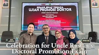 Celebration for Uncle Ruslan’s Doctoral Promotion Examination | ルスラン叔父の博士学位取得お祝いの会 - August 5, 2024