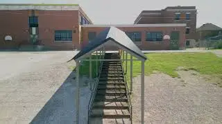 Tendal commercial | abri de descente d'escalier