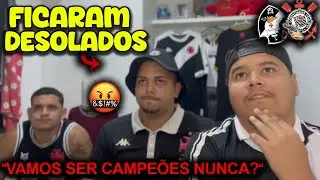 REAÇÕES VASCAÍNOS TRISTEZA TOTAL - VASCO 1x2 CORINTHIANS - COPA DO BRASIL 2025 - REACT VAMOS RIR!