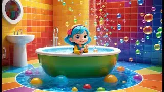 Splish, Splash, A Rainbow Bath | Fun Bath Time Song for Kids | Sing and Splash in the Rainbow