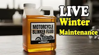 Motorcycle Maintenance Winter LIVE Stream