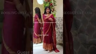 Guess the price ❤️ #trending #moongoddessreview @Moongoddesscouturemadebyanitha #sareegown #style