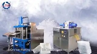 Amazing Dry Ice: Dry ice machine for dry ice pellets, dry ice blocks with different specifications