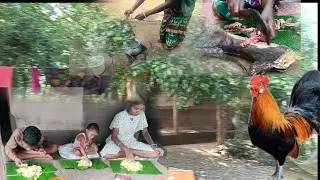 TRIBLE PEOPLE  ମାନଙ୍କର ପୂରା ଦେଶୀ କୁକୁଡ଼ାର ଵିରିୟାଣୀ//TRIBAL PEOPLE @gita vlogs//