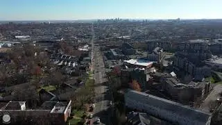 Aerial View of Bloomfield Ave, Bloomfield NJ
