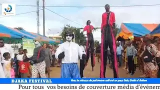 DJAKA FESTIVAL - SUIVEZ L'ARRIVÉE SUIVIE DE LA PRESTATION DES MASCOTTES - UN MOMENT FORT