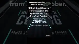 New Mahindra Scorpio N launch date and update⚠️🚨 #carreviews #viral #scorpio #mahindra
