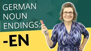 German Nouns Ending in -en | German with Laura