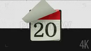Calendar Animation 4K | Stock Motion Graphics - Motion Array