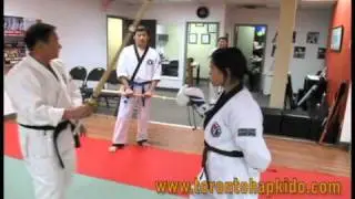 Hapkido Short Stick Techniques | Weapons class with Grandmaster Kim, Nam Jai