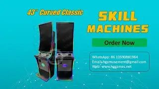 How to Buy Luxury 43-Inch Curved Screen Casino Gaming Slot Machine? USA Original Slot Machine