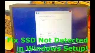 🔧 Fix SSD Not Detected During Windows Install! (Easy RST Driver Solution