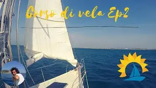 Navigazione Costiera con vento forza 6 Corso di vela di ASD Girasole su barca a vela 12 metri Ep 2