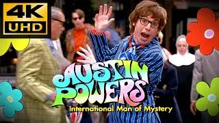 Austin Powers (1997)  Intro - Opening - 4K & HQ Sound - English Korean Sub  CC