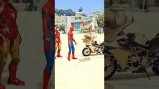GTA V : GOD GIFTED GOLDEN SUPER BIKES TO AVENGERS IN GTA 5 ! #gta  #shorts #viral #gta #gta5
