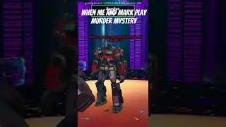 When me and Mark Play murder mystery#transformers