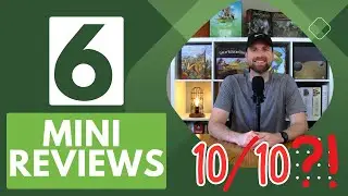6 Mini Reviews - Azul, Flamecraft, Terra Mystica, Ark Nova and more! - My Second 10/10?!