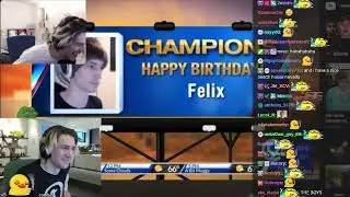 xQc reacts to News Anchor wish xQc birthday old clips