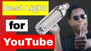 Best Cheap Lighting For Youtube Videos 2018 [ Angroc Corn 5400 Lumen Led Bulb]