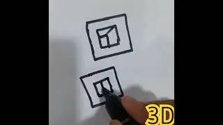eazy 3d drawing for kids#viral #tranding #youtubeshorts #shortsfeed #shorts #drawing #3d #short