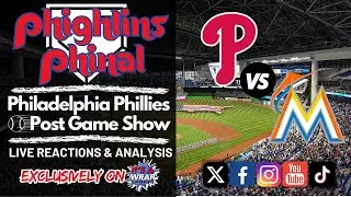 #RingTheBell vs #MarlinsBeisbol | Live Reactions I Phillies Postgame Show | #Marlins |