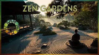 Zen Gardens - Peaceful Spa Soundscape with Shakuhachi Flute & Hang Drum