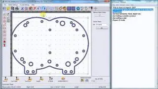 DXF file to G code with ProCNCDraw