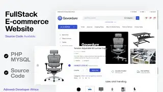 Complete E-Commerce Website | Full Walkthrough + Source Code Available