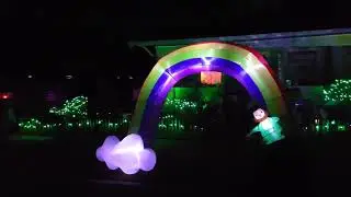 Our St Patrick's Day Outdoor Decorations Inflatables Airblowns Astoria, OR Oregon 2019
