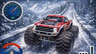 Monster Truck Rider Game Full Gameplay 🚚🔥 Extreme Offroad Racing, Crazy Stunts & Big Jumps | Hindi