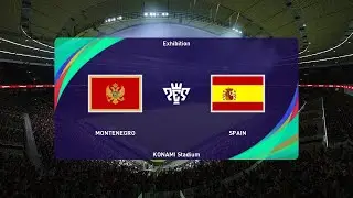 Montenegro U19 vs Spain U19 (19/06/2025) UEFA EURO U19 2025 PES 2021