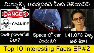 Top 10 Interesting Facts In Telugu || You Don't Believe || Minute Facts Episode - 2