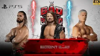 WWE 2K25 | Тройной бой по правилам Экстрима: Сет Роллинс против Эй Джей Стайлза против Коди Роудс...