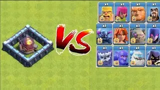 ALL TROOPS vs ROASTER!! - Clash of Clans